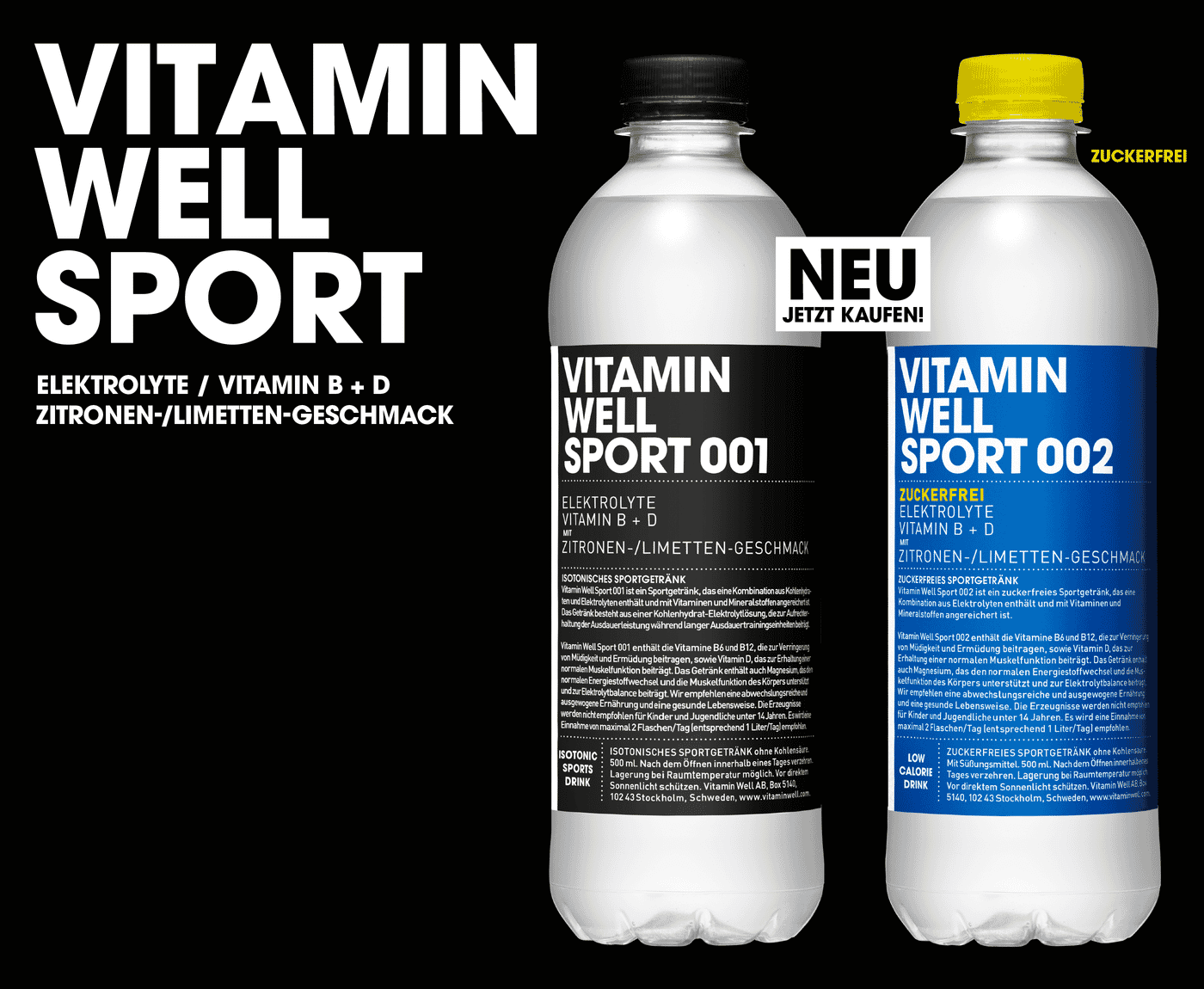 Entdecke die Power von Vitamin Well Sport